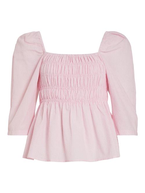 VILA Bluse 'Tabitha'  lys pink / hvid