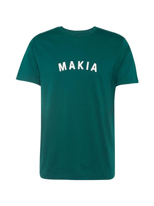 MAKIA Bluser & t-shirts 'Pujo'  smaragd / hvid