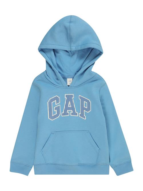 GAP Sweatshirt 'NOVELTY'  blå / lyseblå / hvid