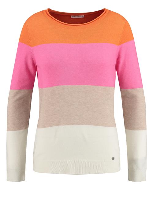 Se Key Largo Pullover 'BEVERLEY'  beige-meleret / orange / lyserød ved About You