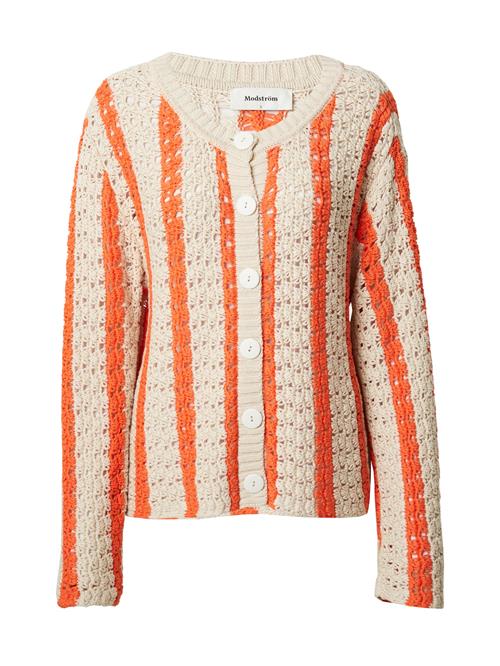 modström Cardigan 'Hobbs'  sand / mørkeorange