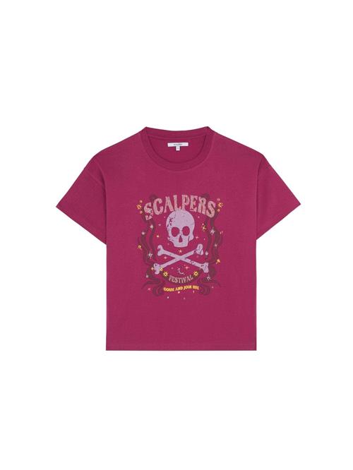 Scalpers Shirts 'Skull Festival Tee'  purpur