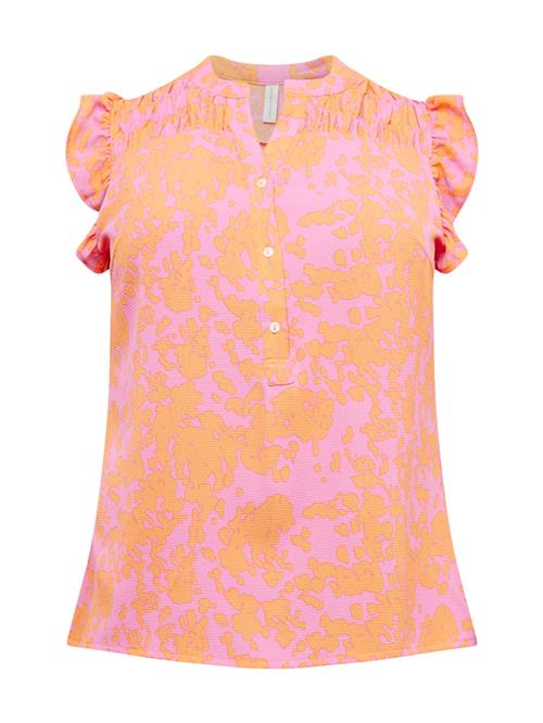 ONLY Carmakoma Bluse 'LUX'  orange / pink