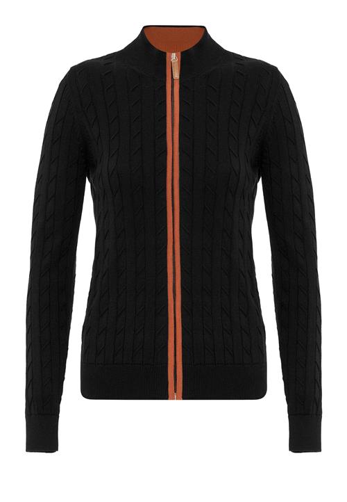 Giorgio di Mare Cardigan  mørkeorange / sort