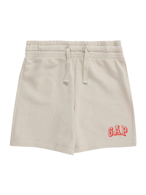 GAP Bukser  beige / lys rød