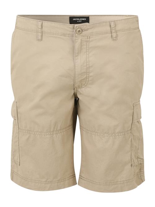 Jack & Jones Plus Cargobukser 'COLE CAMPAIGN'  beige