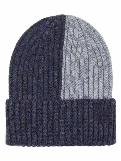 UNMADE Copenhagen Hue 'Larna'  navy / blå-meleret