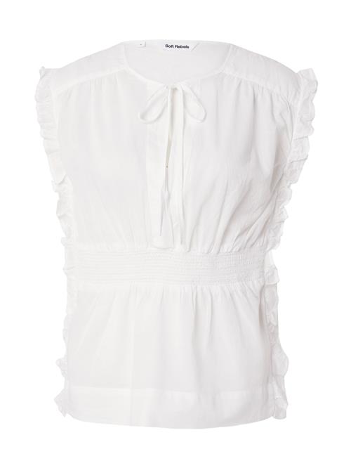 Se Soft Rebels Bluse 'Isadora'  offwhite ved About You