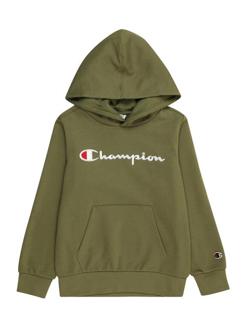 Champion Authentic Athletic Apparel Sweatshirt  oliven / rød / hvid