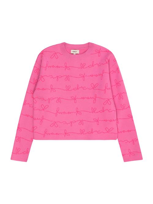 KIDS ONLY Pullover  pink / rød