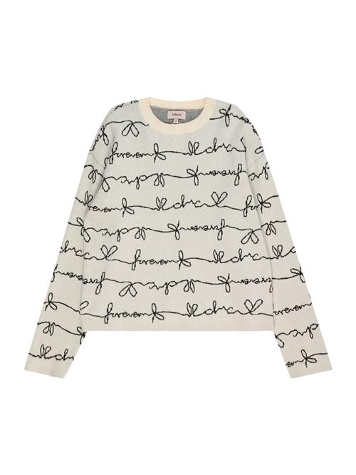 Se KIDS ONLY Pullover 'KOGEVERLY'  taupe / sort ved About You