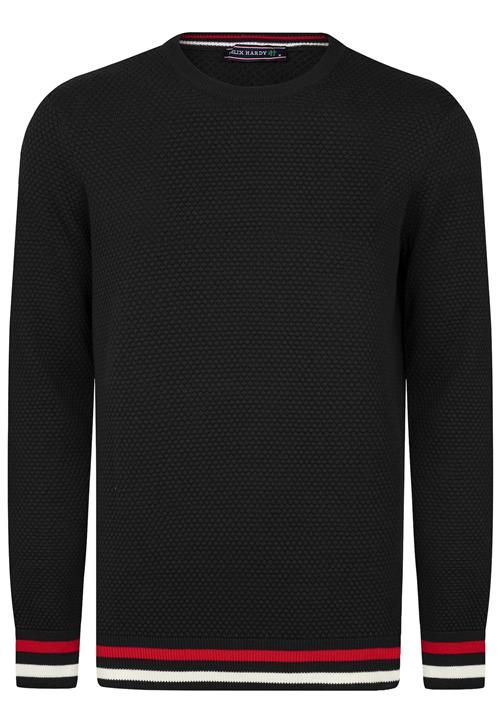 Felix Hardy Pullover  blodrød / sort / hvid