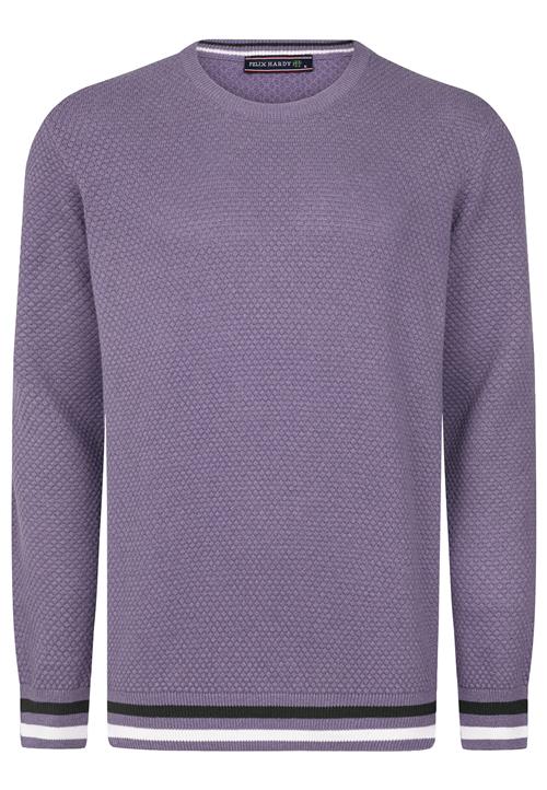 Felix Hardy Pullover  lilla / sort / hvid