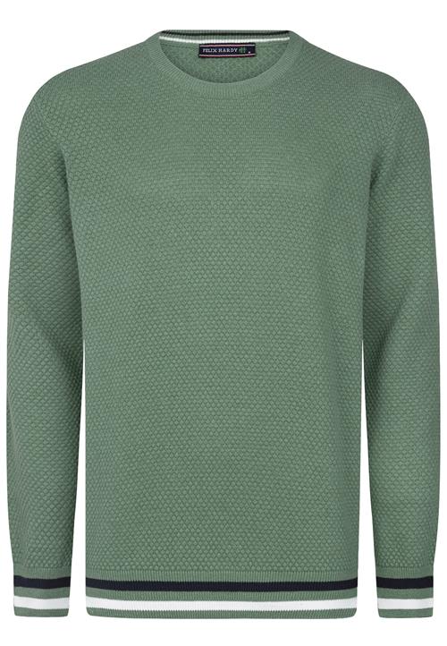 Felix Hardy Pullover  grøn / sort / hvid