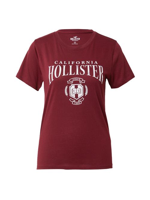 HOLLISTER Shirts  blodrød / hvid