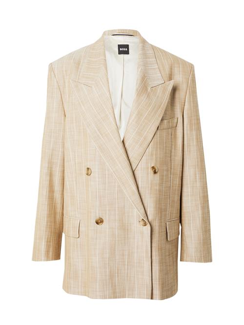 Se BOSS Blazer 'Jusk'  beige-meleret / hvid ved About You