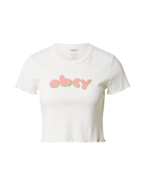 Obey Shirts  lysegrøn / lys pink / hvid