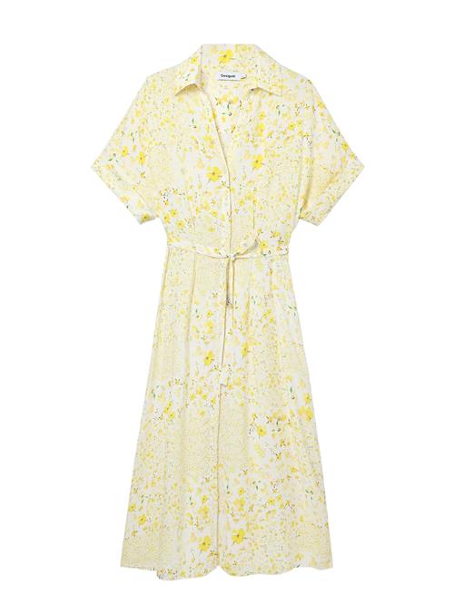 Desigual Blusekjole  gul / grøn / hvid