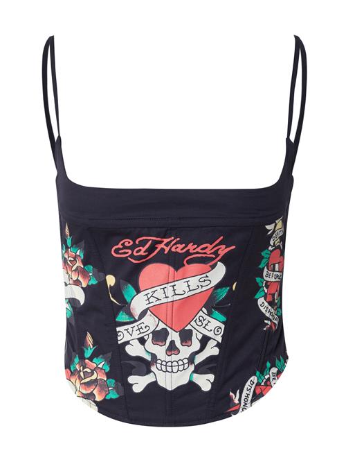 Ed Hardy Overdel 'LOVE KILLS'  jade / rød / sort / hvid