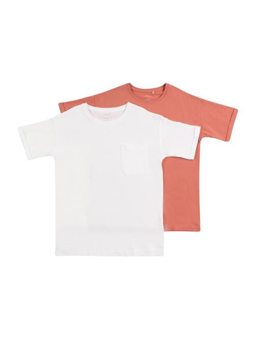 Se NAME IT Bluser & t-shirts 'NKFVITENNA'  rosé / hvid ved About You