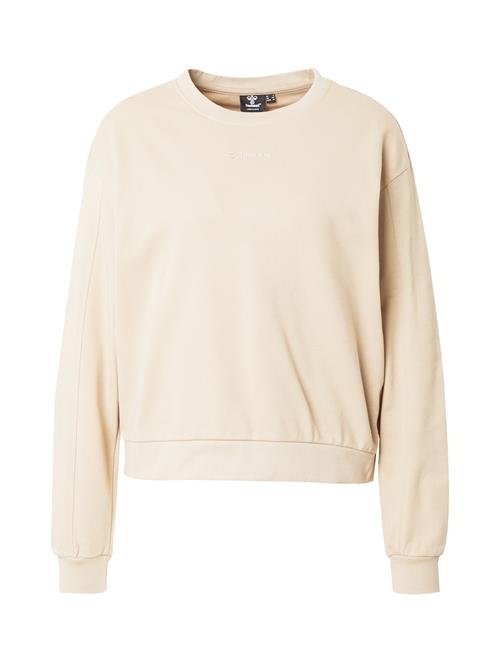 Se Hummel Sportsweatshirt 'MT DHYANI'  beige / hvid ved About You