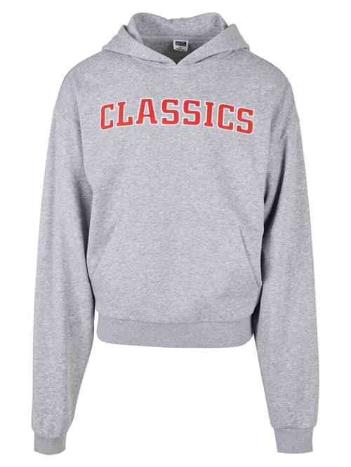 Urban Classics Sweatshirt  grå-meleret / rød / hvid