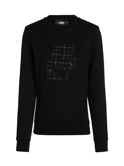 Karl Lagerfeld Sweatshirt  sort / hvid