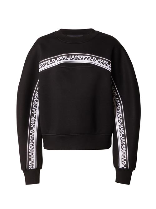 Karl Lagerfeld Sweatshirt  sort / hvid