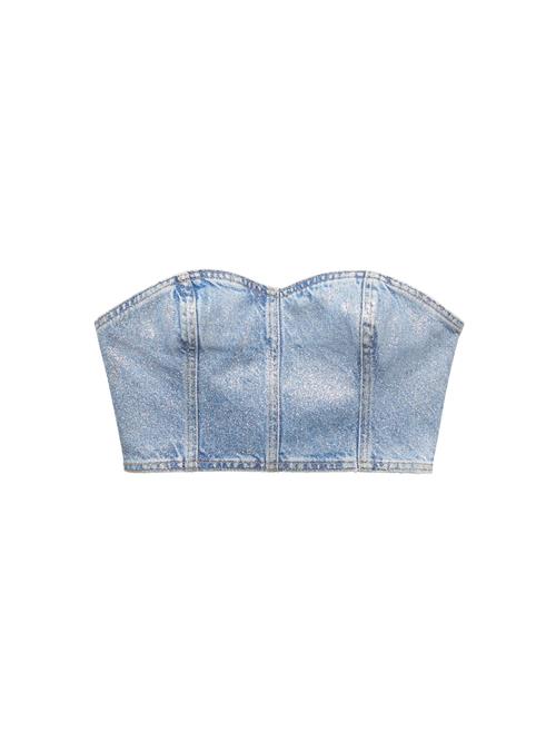 MANGO Overdel 'SHINNY'  blue denim