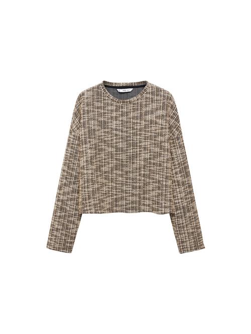 Se MANGO Pullover 'TANIA'  beige / sort / hvid ved About You