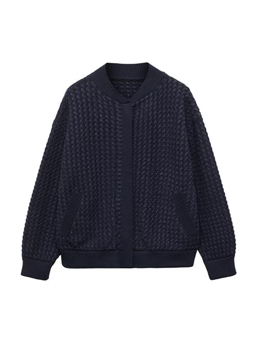 MANGO Cardigan 'Dish'  natblå / lilla