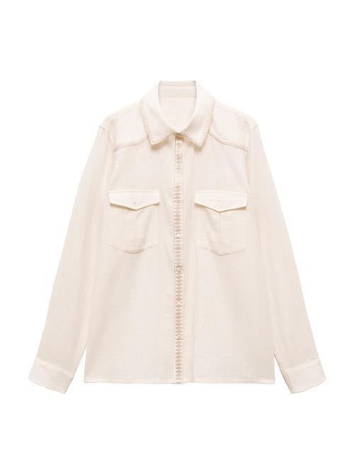 MANGO Bluse 'BONNIE'  offwhite