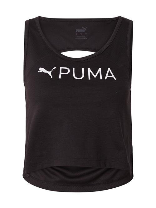 Se PUMA Funktionsbluse 'SKIMMER'  sort / hvid ved About You