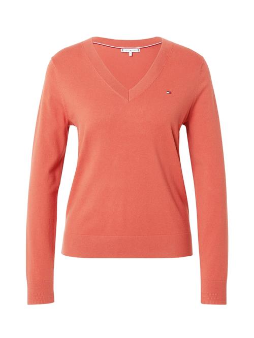 Se TOMMY HILFIGER Pullover  rød / orangerød / hvid ved About You