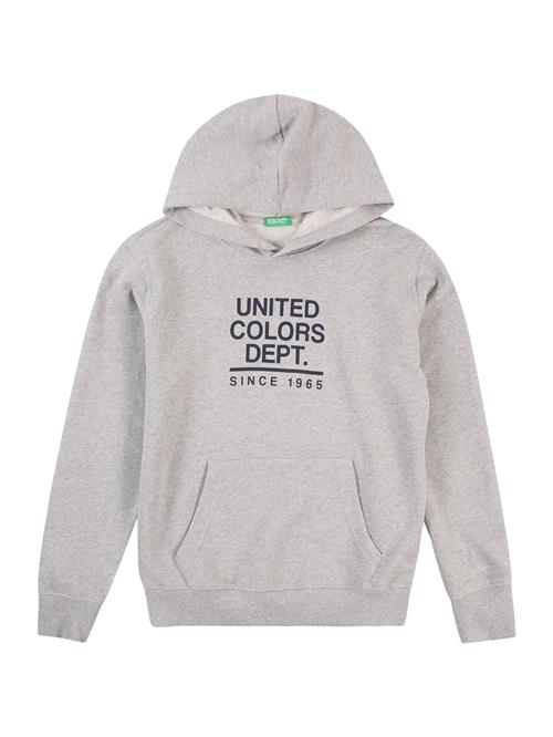 UNITED COLORS OF BENETTON Sweatshirt  grå / sort