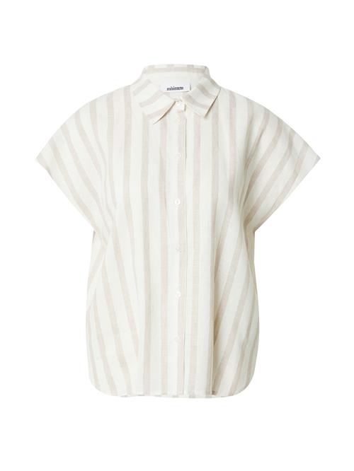 minimum Bluse  beige / hvid