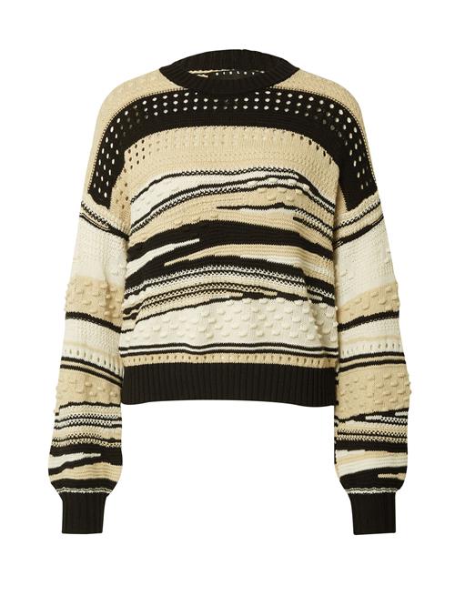 Se Sisley Pullover  beige / sort / hvid ved About You