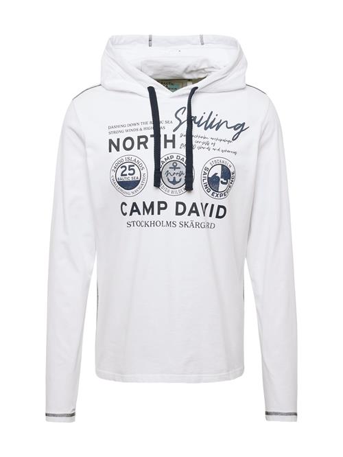 CAMP DAVID Bluser & t-shirts 'Cruise North'  marin / sort / hvid