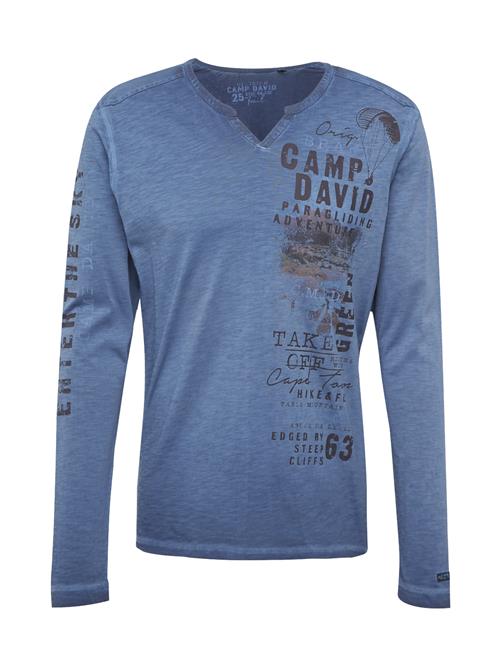 CAMP DAVID Bluser & t-shirts  blå-meleret / choko / antracit / sort