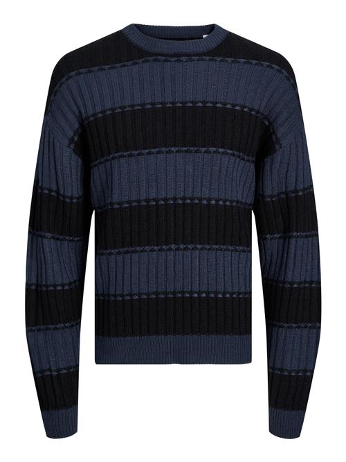 JACK & JONES Pullover 'LUCA'  mørkeblå / sort