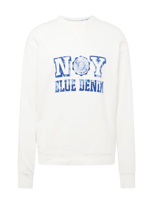 Se JACK & JONES Sweatshirt 'VAHN'  ensian / hvid ved About You