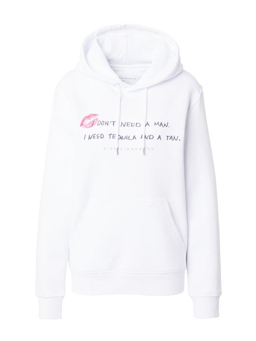 EINSTEIN & NEWTON Sweatshirt 'Tan Tequila'  lys pink / sort / hvid