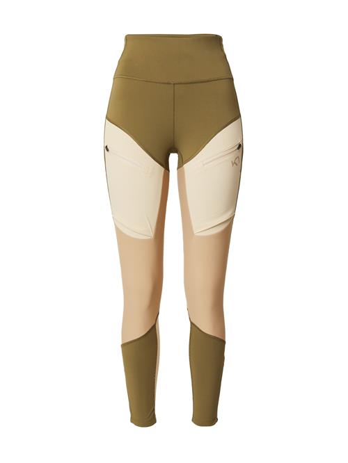 Se Kari Traa Sportsbukser  beige / creme / oliven ved About You