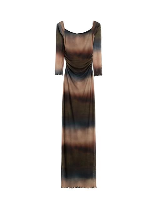 Se Bershka Kjole  blå / brun / khaki / rosé ved About You