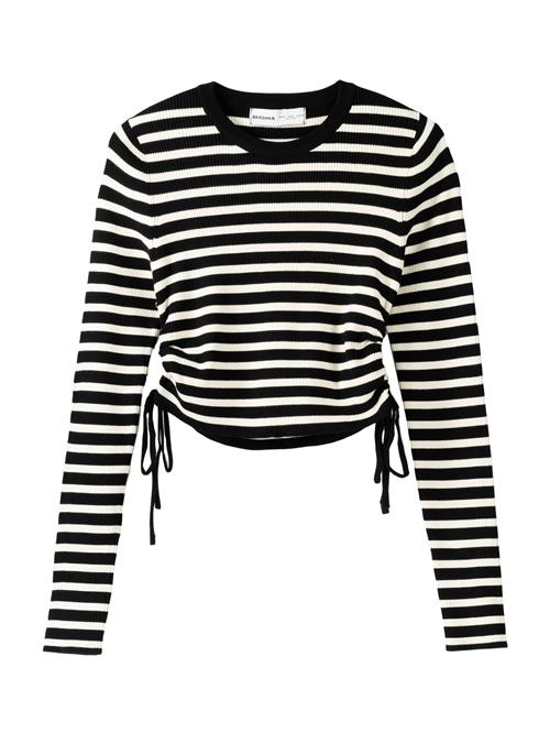 Bershka Pullover  sort / hvid