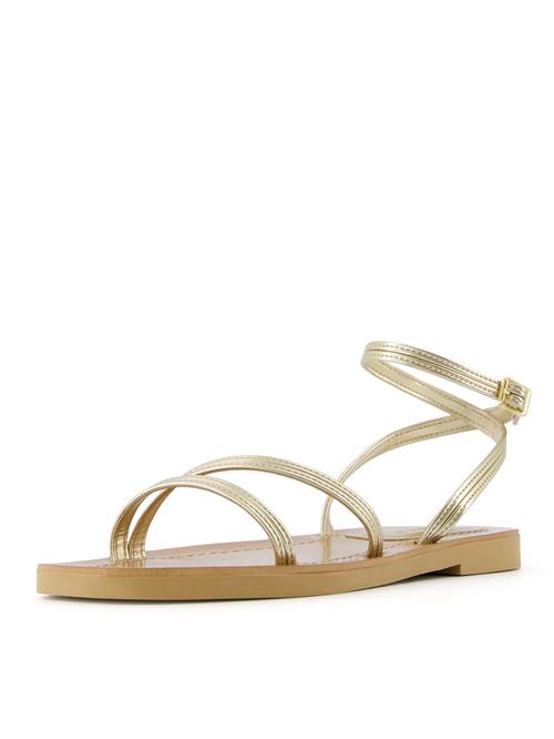 Se Bershka Sandaler med rem  guld ved About You