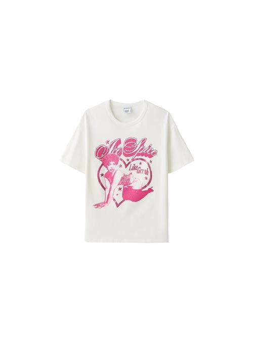 Bershka Shirts  pink / offwhite