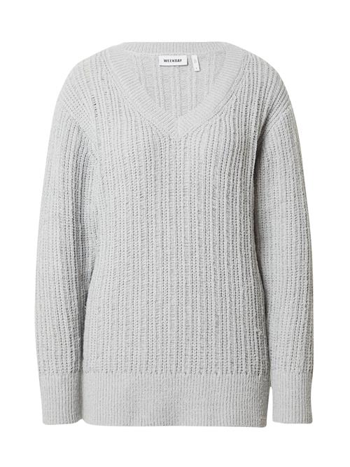 Se WEEKDAY Pullover 'Farila'  lysegrå ved About You