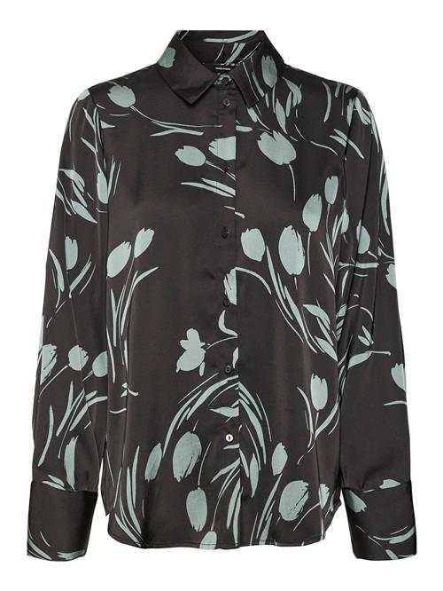 Se VERO MODA Bluse 'MARTA'  jade / sort ved About You