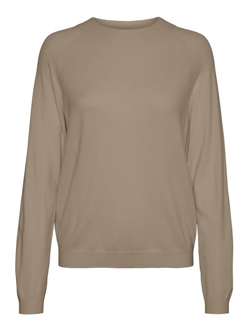 Se VERO MODA Pullover 'HAPPINESS'  lysebeige ved About You